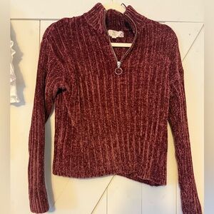 Women's Burgundy Sweater